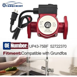 Pompe de circulation Up43-75Bf 115V 1/6Hp 3 vitesses, recirculateur d'eau chaude en fonte rouge - Product Image 2