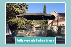 <span class=keywords><strong>Toile</strong></span> <span class=keywords><strong>de</strong></span> remplacement durable pour bimini, 3 arcs, 4 arcs, T-Top pour bateau marin, <span class=keywords><strong>ponton</strong></span> et bateau <span class=keywords><strong>de</strong></span> plaisance - Product Image 2