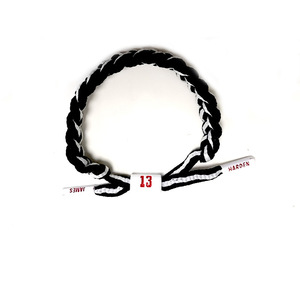Harden Nets Team Bracelet Black And White <b>Braided</b> Couple Style Jewelry <b>Accessory</b> - Product Image 5