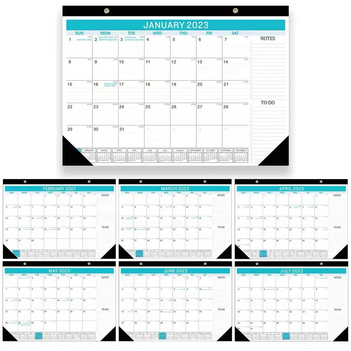 Aangepaste 2022 2023 Digitale Kalender Muur Bureaukalenderjaar Kalender