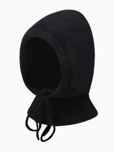 Écharpe à capuche unisexe pour l'hiver, bonnet tricoté, cagoule coupe-vent, chapeau chaud avec cordon de serrage pour l'extérieur - Product Image 3