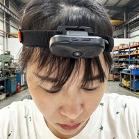 Cámara de Video Portátil con Banda para la Cabeza y IMU de 6 Ejes, 1080P, Video Manos Libres a 240Hz, Grabador de Datos IMU Original para Entrenamiento de IA
