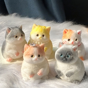 Nouveauté : Jouet chat mignon et amusant à presser en TPR, jouet anti-stress et anxiété, idéal pour un cadeau ou une décoration. - Product Image 1