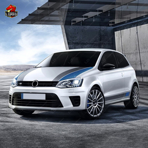 Kit de carrocería de alta calidad para Volkswagen <span class=keywords><strong>POLO</strong></span> Upgrade a <span class=keywords><strong>WRC</strong></span> Style con parachoques delantero y trasero, difusores traseros, parrillas de faldón lateral - Product Image 3