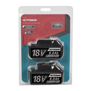 Batería de Repuesto para Herramientas Eléctricas de Iones de Litio de 18 V, 9 Ah, Modelo BL1860, 800 Ciclos, Económica, Venta al por Mayor, DIY, OEM/ODM, VictPower - Product Image 2