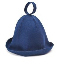 Chapeau de sauna en laine avec logo personnalisé Casquette de sauna traditionnelle russe en laine Banya pour spa, hammam et centres de bien-être