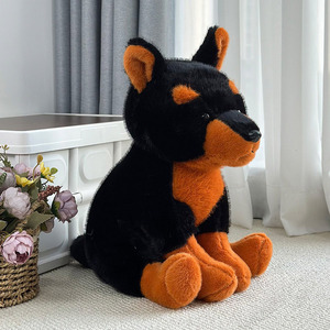 Peluches de chien réalistes de haute qualité en gros, jouets géants en peluche pour enfants, cadeau idéal - Product Image 3