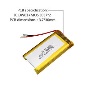3.7v <span class=keywords><strong>7.4v</strong></span> 11.1v 12v 150mah 280mah <span class=keywords><strong>600mah</strong></span> 5000mah 20000mah סוללת Li-Ion נטענת סוללת ליתיום פולימר - Product Image 6