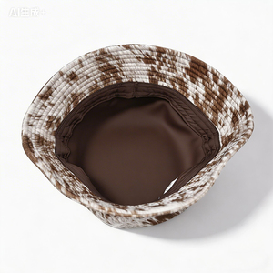 Sombrero de Pescador Unisex con Estampado de Vaca Vintage, de Lona con Tela de Poliéster/Algodón, Ala Ancha para Uso Casual al Aire Libre - Product Image 2