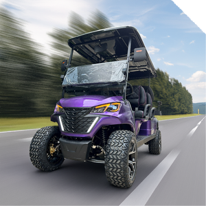 Buggy de golf tout-terrain au design moderne Offre Spéciale 4 places 3500W Voiturettes de golf électriques Street Legal - Product Image 6