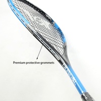 Raquette de squash en carbone et aluminium composite bon marché en gros, raquette de squash personnalisée de 210 g