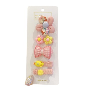 Hair <b>clips</b> and hair accessories for little girls, full-coverage fabric hair <b>clips</b> that won't damage hair, baby hair <b>clips</b>, - Product Image 5