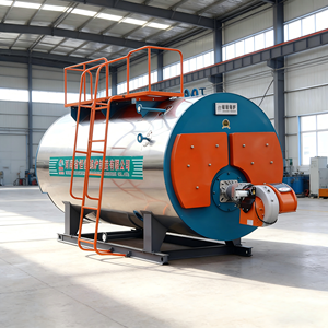 <span class=keywords><strong>Caldaia</strong></span> Industriale Orizzontale <span class=keywords><strong>a</strong></span> Bassa Pressione <span class=keywords><strong>per</strong></span> Olio, <span class=keywords><strong>Gas</strong></span> e Vapore, Set Completo con Addolcitore d'Acqua, Deaeratore, Economizzatore <span class=keywords><strong>per</strong></span> Canna Fumaria, Condensatore WNS - Product Image 5