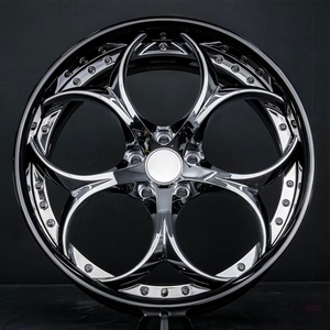 Jantes en alliage d'aluminium forgées sur mesure, 2 pièces, style trèfle à quatre feuilles, compatibles BMW <span class=keywords><strong>Alfa</strong></span> <span class=keywords><strong>Romeo</strong></span> 5x112, 18-23 pouces, jantes de voiture pour passagers - Product Image 1