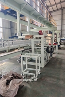 Machine automatique de fabrication de blocs creux en argile contrôlée par PLC, avec coupe-fil à double portique pour briques