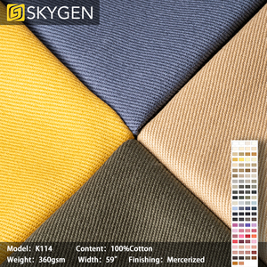 Vải quần nam chấ<span class=keywords><strong>t</strong></span> liệu cotton thuần dệ<span class=keywords><strong>t</strong></span> Quảng Châu, 300gsm, vải tuý<span class=keywords><strong>t</strong></span> màu kaki, <span class=keywords><strong>c</strong></span>ó spandex, co giãn, dày dặn - Product Image 6