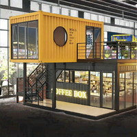 Maison conteneur modulaire en acier préfabriquée, prix usine, 2 étages, bureau, hôtel, villa, haute qualité, bon prix, durable, design 3D