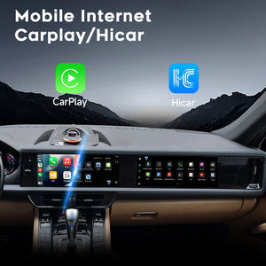 24,6-дюймовый двухэкранный автомобильный мультимедийный центр Android 14 с <span class=keywords><strong>DVD</strong></span>-плеером для Porsche Cayenne 2010-2016 - Product Image 3