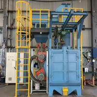 Q376 Abrators de doble gancho Máquina de granallado de gancho se puede personalizar