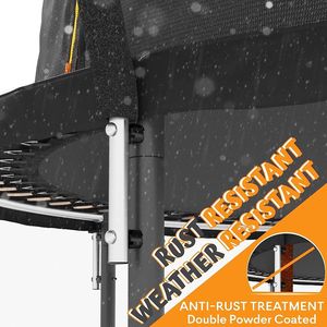 Fabricant professionnel de trampolines en mousse d'acier Tengtai, 10FT, 12FT, 14FT, <span class=keywords><strong>poteaux</strong></span> courbes personnalisés, <span class=keywords><strong>filet</strong></span> de protection, pour tout-petits, GS 1 an - Product Image 4