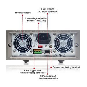 ITECH IT8513C OEM โหลดอิเล็กทรอนิกส์แบบตั้งโปรแกรมได้ 120V/120A/600W CC/CV/CR/CP เครื่องทดสอบการคายประจุแบตเตอรี่ พร้อมการรับประกัน 1 ปี IT8513C - Product Image 4