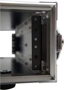 Boîtier audio en aluminium pour DJ, flight case 2U pour amplificateur, transport routier - Product Image 5