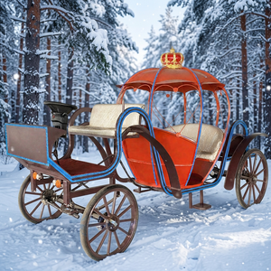 Chariot de Noël Édition Limitée Confortable pour Mariages Européens et Visites Touristiques, Chariot Citrouille Électrique pour Visites Touristiques - Product Image 1
