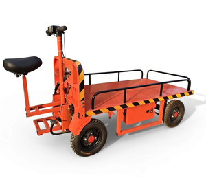 <span class=keywords><strong>Carrello</strong></span> Elettrico per Trasporto a Breve Distanza <span class=keywords><strong>con</strong></span> 4 <span class=keywords><strong>Ruote</strong></span> e Piattaforma di 150*80cm - Product Image 3