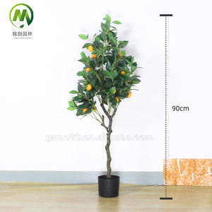 Árboles artificiales personalizados limonero con fruta exterior Interior plástico bonsái árbol para el hogar jardín decoración planta de simulación - Product Image 2