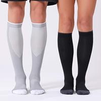 Chaussettes de compression de course à pied personnalisées, hauteur genou, 15-20 mmhg, chaussettes de sport de compression pour hommes et femmes