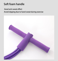 6 tubes de bandes de résistance élastiques de haute qualité pour fitness, pédale de pied, corde de traction pour sit-up