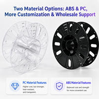 Gulungan Plastik Kosong 250mm yang Dapat Digunakan Kembali, 3kg, untuk Filamen Pencetakan 3D 1.75mm PLA ABS PETG