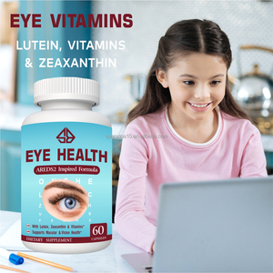 Capsules OEM pour la santé oculaire à base de lutéine et de zéaxanthine, pour la clarté de la vision, la protection rétinienne, vitamines pour les yeux, nutriments verts pour adultes, 60 unités. - Product Image 3