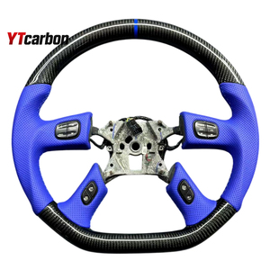 Volante <span class=keywords><strong>de</strong></span> Fibra <span class=keywords><strong>de</strong></span> Carbono Real Personalizado <span class=keywords><strong>de</strong></span> Estilo <span class=keywords><strong>de</strong></span> Carreras Modificado para Accesorios Interiores <span class=keywords><strong>de</strong></span> Automóviles YTcarbon para Envoy Auto Parts - Product Image 5