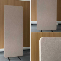 Panneau de séparation acoustique autoportant en PET HENGJIU avec couleur, taille et forme personnalisées pour la conception d'espaces de réunion