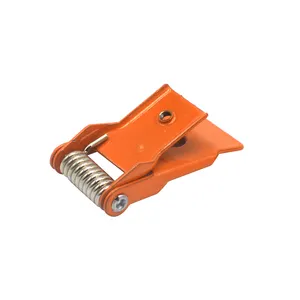 橙色电镀硬件金属面板弹簧夹led灯
