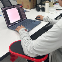 Repose-bras pour ordinateur de bureau, support ergonomique réglable pour poignet, extension de repose-bras pour clavier, support rotatif pour tapis de souris