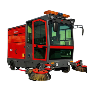 Nouveau camion balayeuse routière avec moteur 700W, nettoyage par propulsion, largeur de balayage 1900mm, capacité du bac à déchets 180L, réservoir d'eau 80L, haute performance - Product Image 1