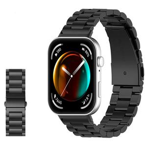 <span class=keywords><strong>Correa</strong></span> milanesa de metal para <span class=keywords><strong>Huawei</strong></span> Watch Fit 3 4 <span class=keywords><strong>Smartwatch</strong></span> Pulsera magnética de acero inoxidable para <span class=keywords><strong>Huawei</strong></span> Fit 4 Pro Bands - Product Image 4