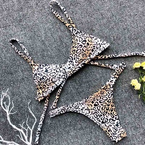 Nouveau maillot de bain bikini taille haute à séchage rapide avec logo personnalisé pour femme - Product Image 4