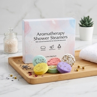 Vente en gros de diffuseurs de vapeur pour douche aromathérapeutique, naturels, parfum frais, design effervescent, dissolution facile, pour la relaxation en intérieur