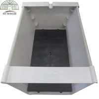 Gouttière de culture en PVC NFT pour système hydroponique en serre