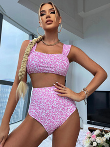 Nuovo Stile 2026: <span class=keywords><strong>Bikini</strong></span> da Donna a Due Pezzi, Set <span class=keywords><strong>Bikini</strong></span> a Vita Alta con Stampa Digitale Fresca - Product Image 3
