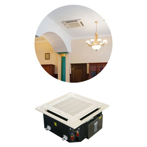 Haute Qualité Haute Efficacité Climatiseur 4 Voies Cassette Ventilo-convecteur Unité de Chauffage et De Refroidissement - Product Image 6