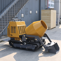 Camion malaxeur à béton mini puissant en gros, malaxeur autochargeur, mini malaxeur à tambour pour ciment