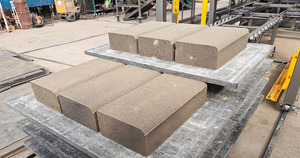 Máy làm gạch bê tông tự động QT8-15 220V, máy làm gạch lát liên kết, máy làm đá vỉa hè, máy làm gạch đặc - Product Image 3