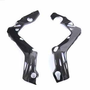 Protector de cubierta lateral de fibra de carbono seca 3K para BMW S1000RR M1000RR 2019-2022, protector de carenado de motocicleta, tejido brillante - Product Image 1
