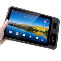 Tablet PC Android Industri 10 Inci OEM/ODM dengan Pemindai Sidik Jari NFC, Tahan Air, dan Tahan Banting, Dilengkapi Pemindai QR