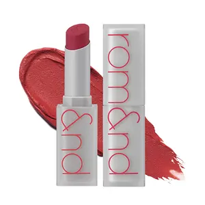 Rom & nd ZERO MATTE LIPSTICK 01 DUSTY PINKフルリップメイクアップギフトセット最高の長持ちするナチュラルグロスマット口紅とリップグロス