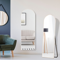 Meilleur Vendeur Miroir sur Pied Vintage Classique Simple Personnalisé à Arc Pleine Longueur pour Salon